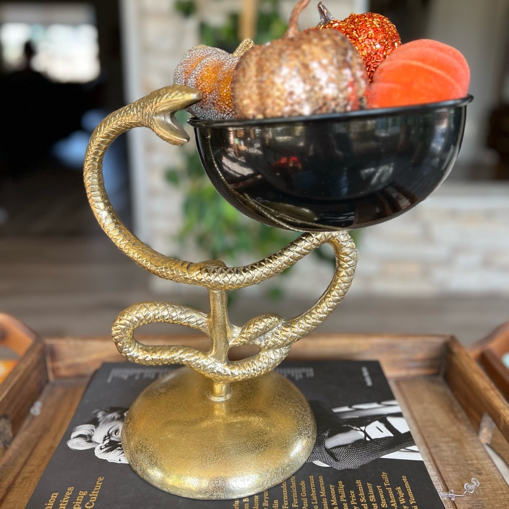 CB2 Style Candy Bowl / Spooky Halloween Bowl